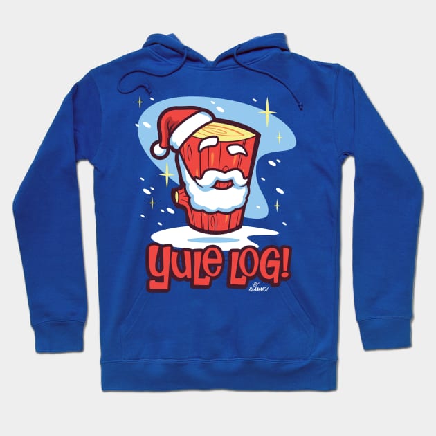 Yule Log by Blammo! Hoodie by harebrained